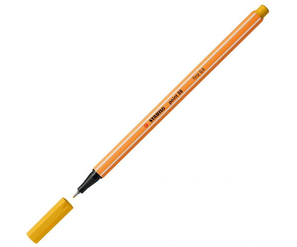 Stabilo: Point 88 tűfilc 0,4mm curry sárga színben