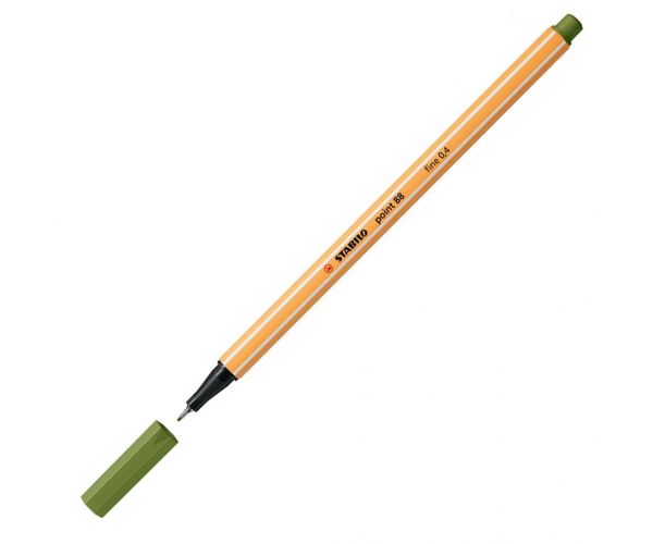 Stabilo: Point 88 tehnička olovka 0,4 mm u mahovina zelenoj boji