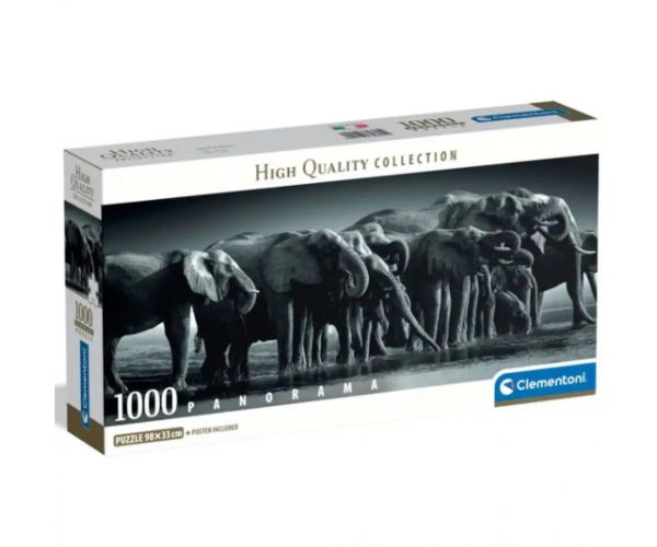 Óriások csordája HQC 1000db-os panoráma puzzle - Clementoni