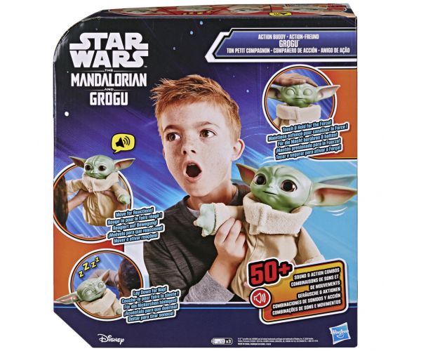 Star Wars: Action Buddy Grogu interaktivna plišana figura – Hasbro
