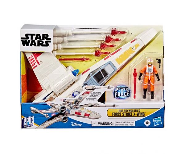 Star Wars: Epic World of Action Luke Skywalker erőcsapás X-szárnyúja - Hasbro