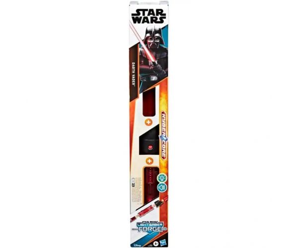 Star Wars Lightsaber Forge: Darth Vader nyitható elektronikus fénykard fénnyel és hanggal - Hasbro