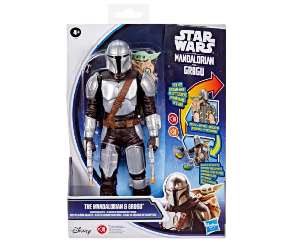 Star Wars: A Mandalóri és Grogu akciófigura szett hanggal - Hasbro