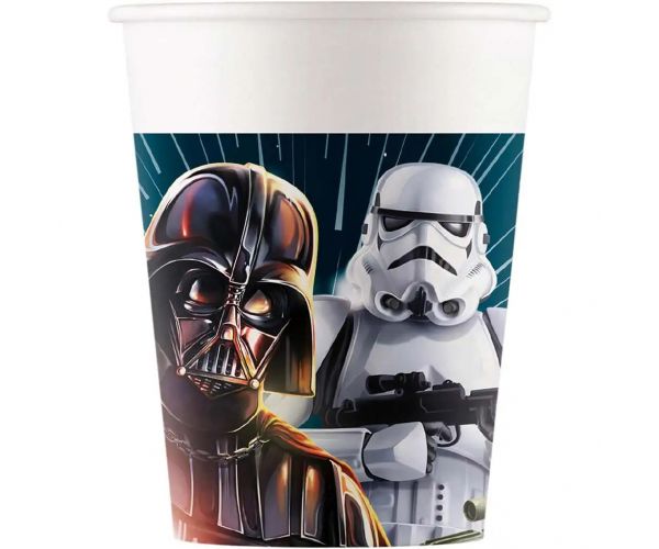 Star Wars set od 8 papirnatih čaša 200ml