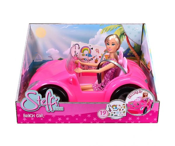 Steffi Love: Tengerparti autó babával - Simba Toys