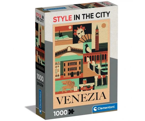 Style in the city Velence 1000db-os puzzle - Clementoni