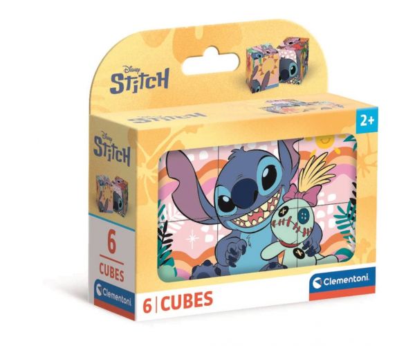 Stitch 6db-os mesekocka - Clementoni