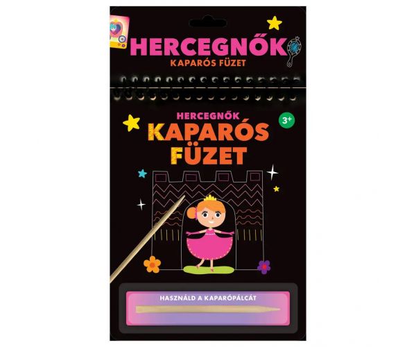 Kaparós foglalkoztató füzet - Hercegnők