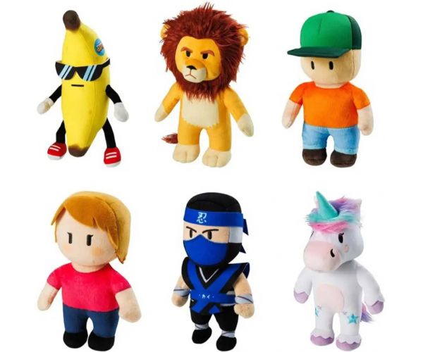Stumble Guys plüss figura 16,5cm-es többféle