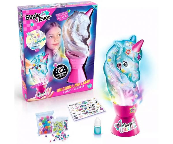 Style 4 Ever DIY Jednorog Lava Lampa Kreativni Set