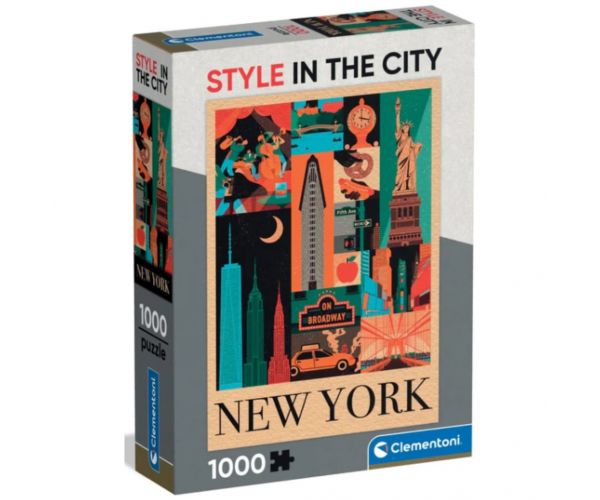 Style in the City New York puzzle 1000 db-os - Clementoni