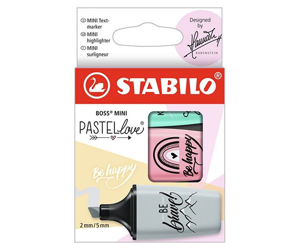 Stabilo: Boss Mini Pastellove marker set 3 kom