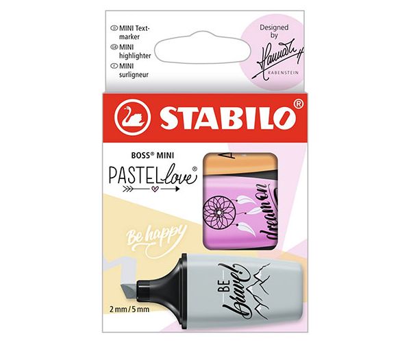 Stabilo: Boss Mini Pastellove marker set 3kom