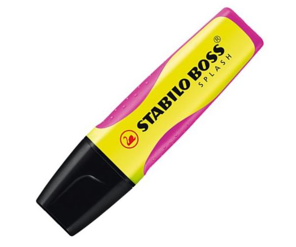 Stabilo: BOSS SPLASH žuti marker 2-5mm