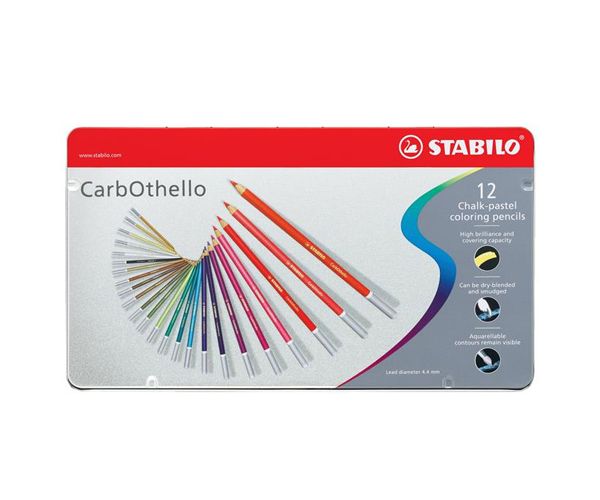 Stabilo: CarbOthello drvene bojice u metalnoj kutiji 12kom