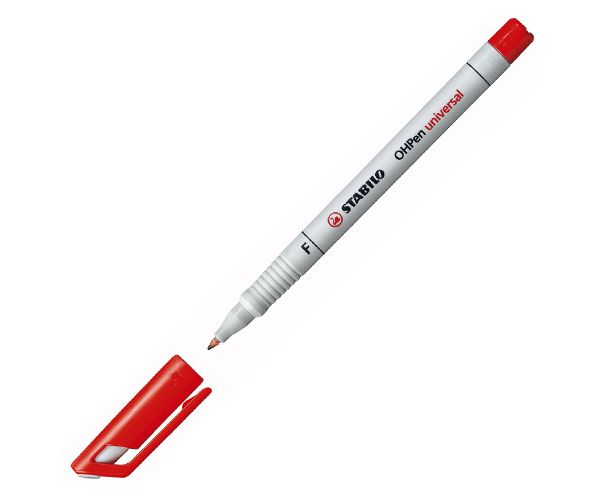 Stabilo: OHPen "F" crveni alkoholni flomaster 0,7mm