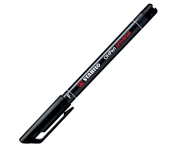 Stabilo: OHPen universal F crni alkoholni flomaster 0,7mm
