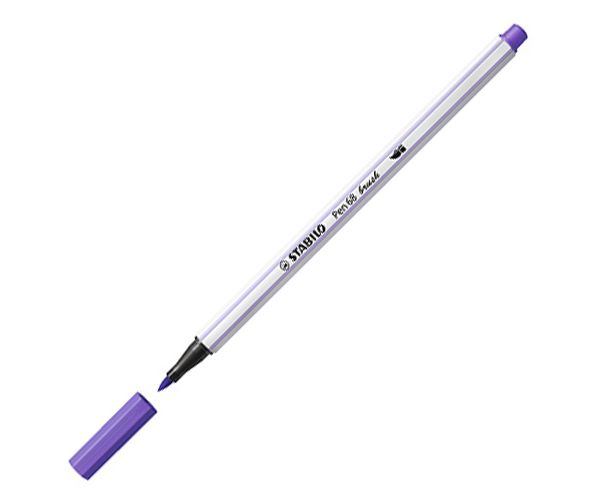Stabilo: Pen 68 brush ljubičasti tanki flomaster