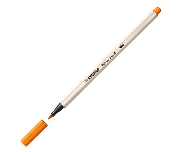 Stabilo: Pen 68 brush narančasti tanki flomaster
