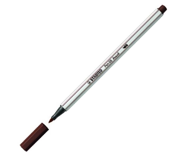 Stabilo: Pen 68 brush smeđi tanki flomaster