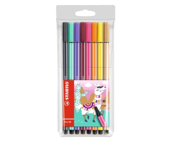 Stabilo: Pen 68 ljama flomasteri 8kom