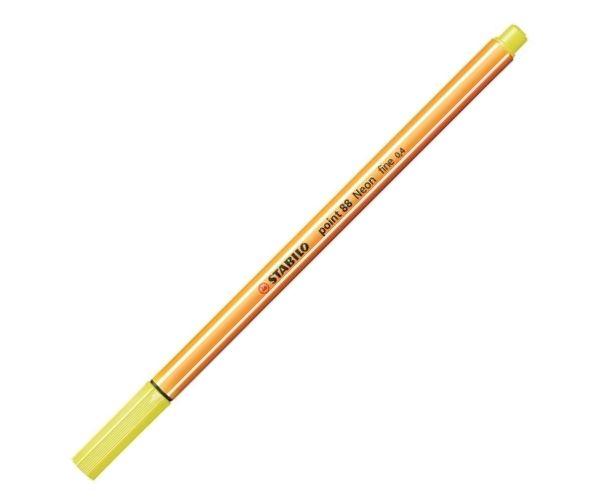 Stabilo: Point 88 neon žuta kemijska 0,4mm