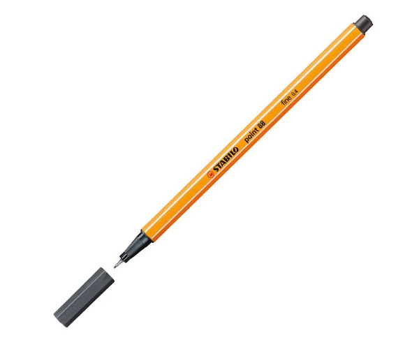 Stabilo: Point 88 sivo-crna kemijska 0,4mm