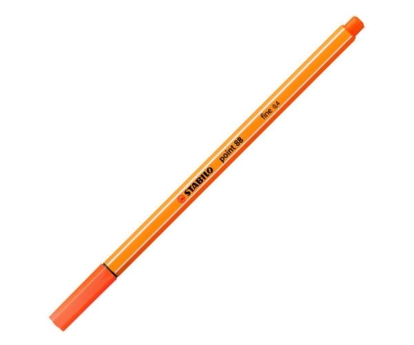 Stabilo: Point 88 svjetlo-narančasta kemijska  0,4mm
