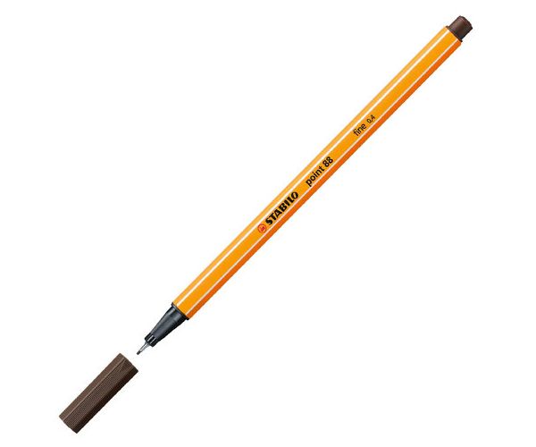 Stabilo: Point 88 tamno-smeđa kemijska 0,4mm