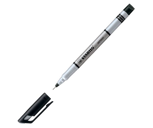 Stabilo: Sensor "F" crni alkoholni flomaster 0,3mm