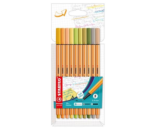 Stabilo: Set od 10 flomastera Point 88