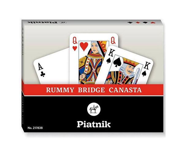 Standardna Remi karta, duplo pakiranje 2x55 listova - Piatnik