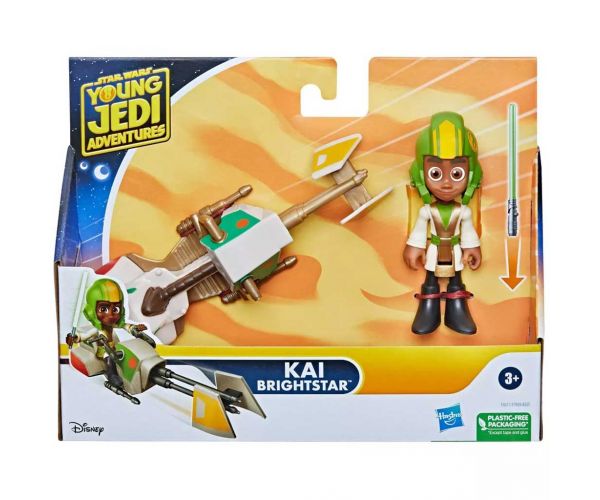 Star Wars: Avanture mladog Jedija - Set figura Kai Brightstar 7,5 cm - Hasbro