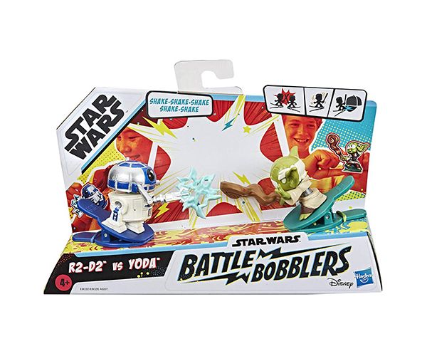 Star Wars Battle Bobblers R2-D2 vs Yoda figura koja se može prikačiti - Hasbro