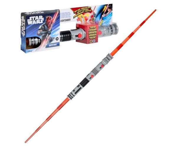 Star Wars dvostruki svjetlosni mač: Darth Maul sklopivi elektronički svjetlosni mač - Hasbro