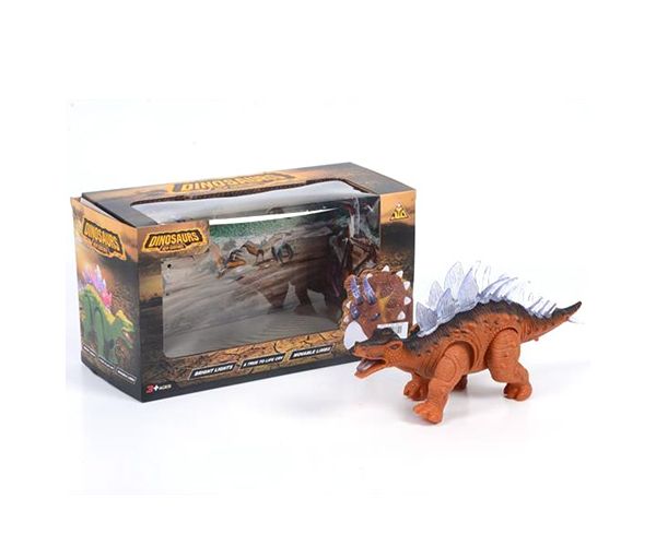 Stegosaurus dinosaur figura sa svijetlom