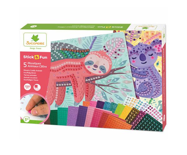 Stick'N Fun mozaik set - Životinje za grljenje