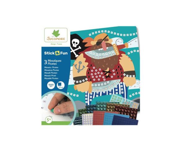 Stick'N Fun pribor za izradu mozaika - Pirati