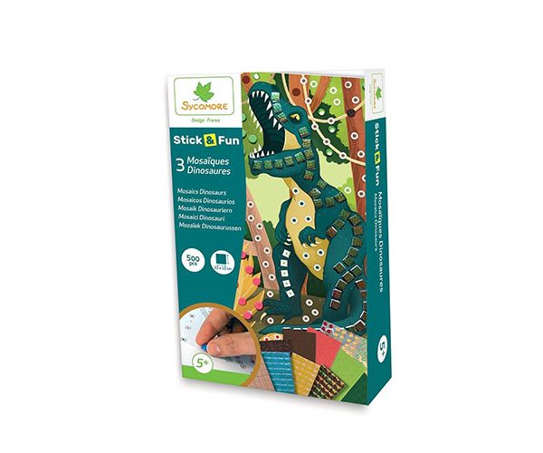 Stick'N Zabavni set za izradu mozaika - Dinosauri