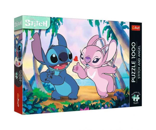 Stitch és Angel a tengerparton 1000db-os prémium plusz puzzle - Trefl