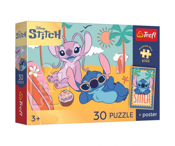 Stitch 30db-os prémium puzzle - Trefl