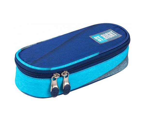 St.Right Plava ovalna pernica 23cm