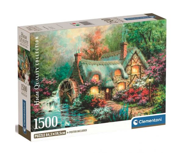 Erdei faház 1500db-os HQC puzzle 84,5x59,5cm - Clementoni