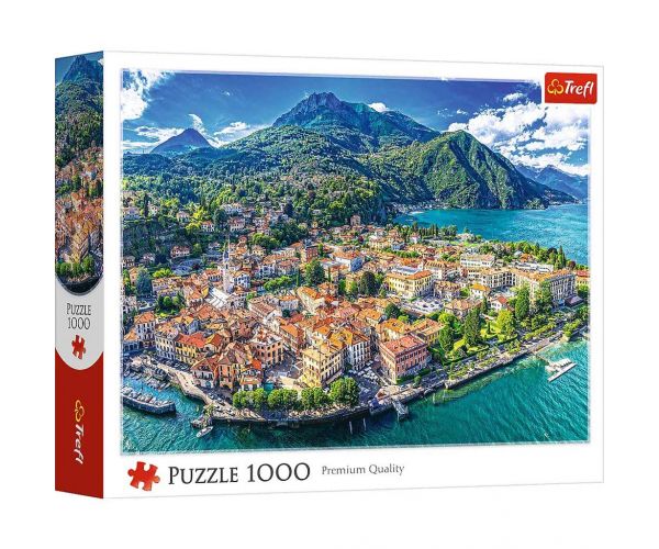 Napfényes Menaggio a Comó-i tavon 1000db-os prémium puzzle - Trefl