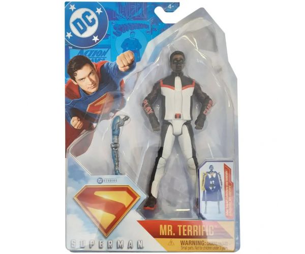 Superman: Mr. Terrific figura 15cm-es - Spin Master