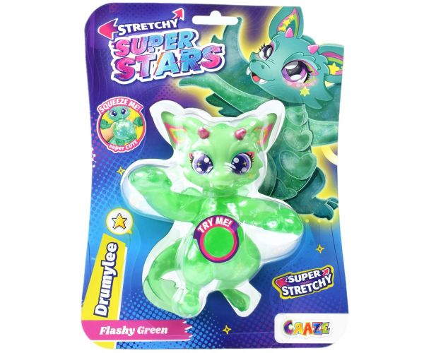 Superstars: Drumylee sjajni zmaj, figura koja se može savijati, 16cm