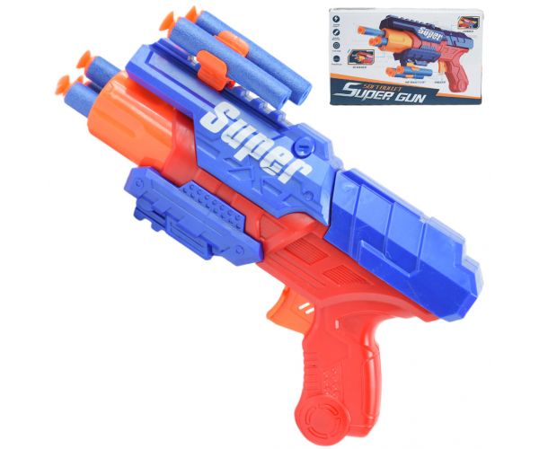 Super Gun: Puška za gađanje spužvom sa patronama na daljinu gađanja 12 metara 23x13cm