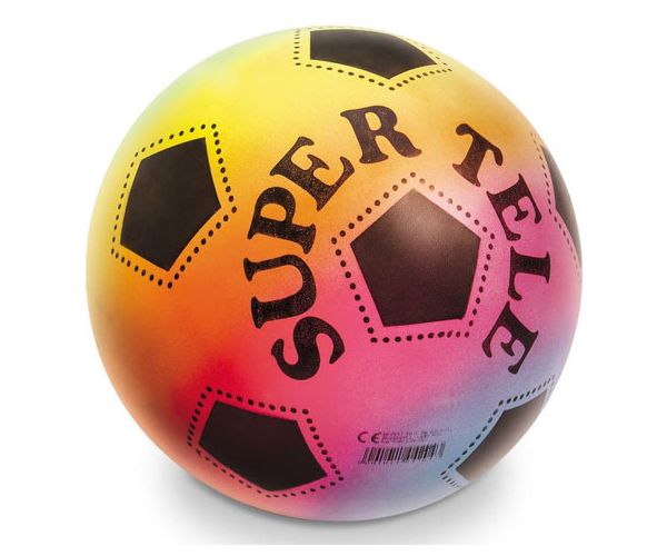 Super Tele Rainbow BioBall gumena lopta 23cm - Mondo Toys