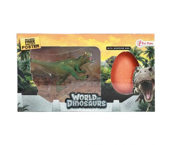 World of Dinosaurs Dinoszaurusz figura meglepetés tojással