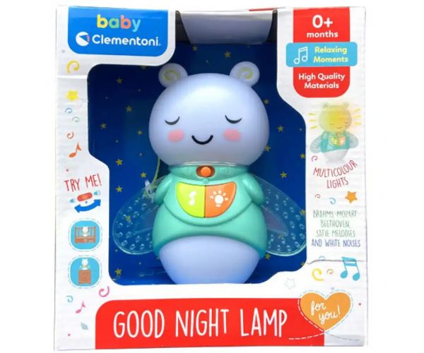 Bogárkás zenélő éjszakai fény hangeffektekkel - Clementoni Baby